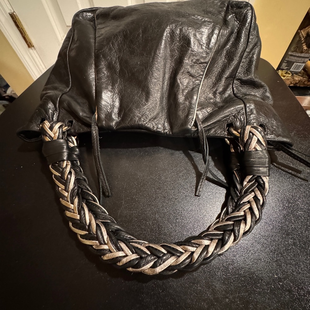 Elliott Lucca black Leather Hobo Bag - Picture 9 of 12